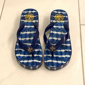Brand new Tory Burch flip flops
